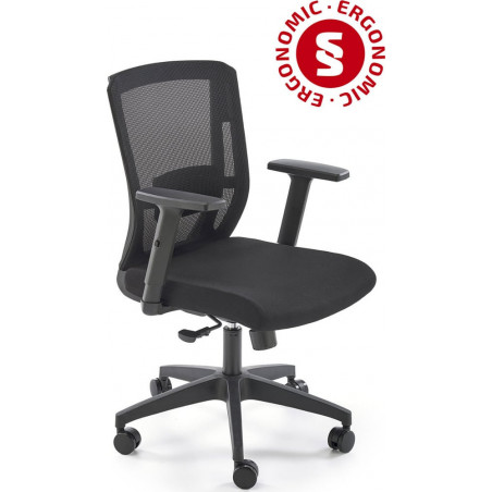 Fotel komputerowy Paredes czarny Halmar | Ergonomia i styl