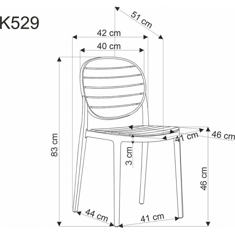 Krzesło K529 Halmar - Czarny Design | Sklep Meble