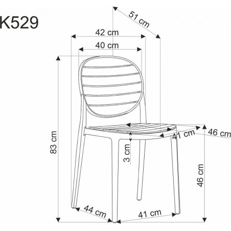 Krzesło K529 Halmar - Czarny Design | Sklep Meble