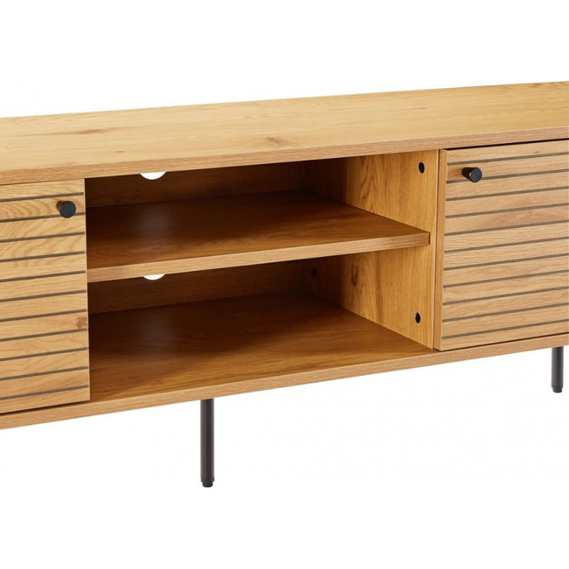 Szafka RTV Lattes | 120x40cm | Dąb Intesi | Skandynawski Design