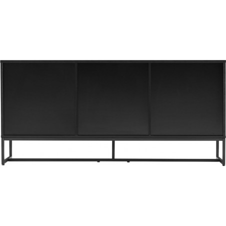 Komoda Clar 160x40cm dąb/czarny Intesi | Skandynawski Design