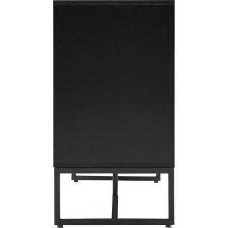 Komoda Clar 160x40cm dąb/czarny Intesi | Skandynawski Design