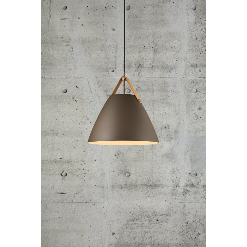 Lampa wisząca Strap beżowa - Skandynawski design | Design For The People