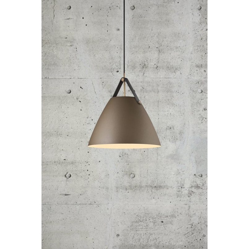 Lampa wisząca Strap beżowa - Skandynawski design | Design For The People