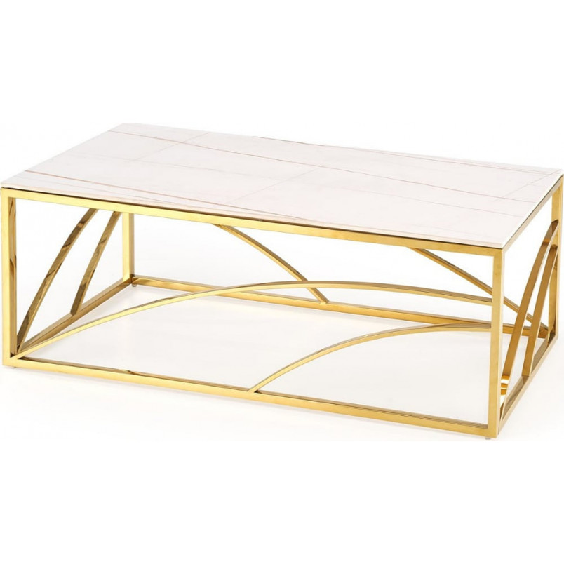 Stolik glamour Universe III biały marmur - Halmar | 120x60cm