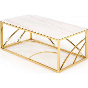 Stolik glamour Universe III biały marmur - Halmar | 120x60cm