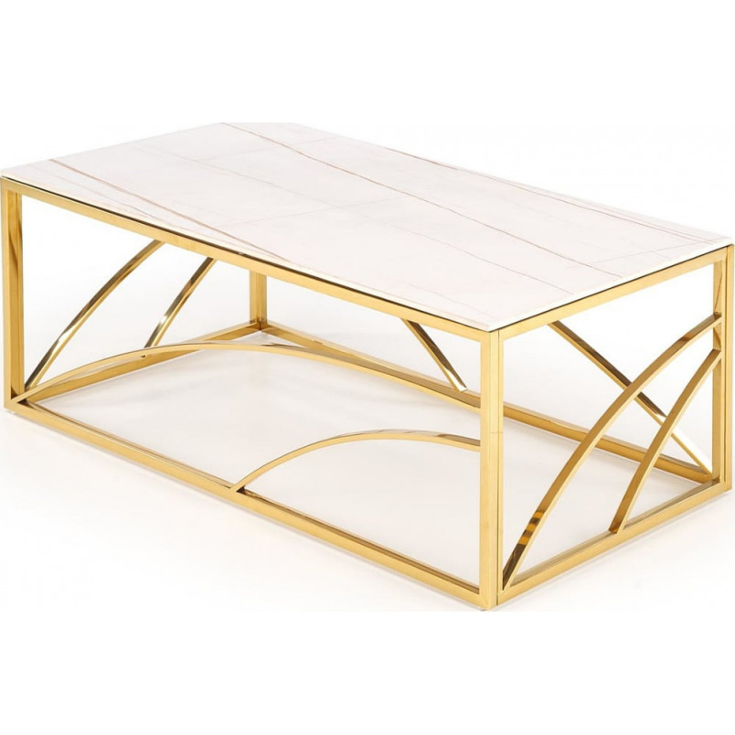 Stolik glamour Universe III biały marmur - Halmar | 120x60cm
