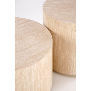 Stolik boczny Travertino 45cm Halmar - Elegancki design