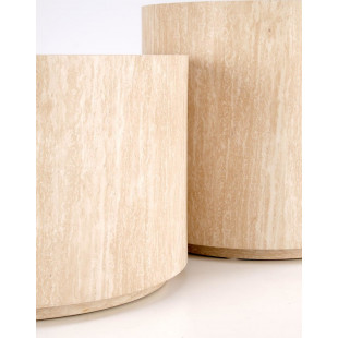 Stolik boczny Travertino 45cm Halmar - Elegancki design