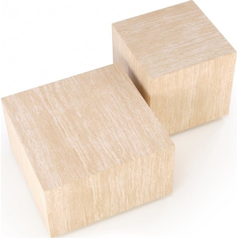 Stolik boczny kwadratowy Travertino 45x45cm Halmar | Sklep meblowy