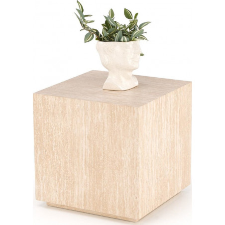 Stolik boczny kwadratowy Travertino 45x45cm Halmar | Sklep meblowy