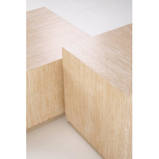 Stolik boczny kwadratowy Travertino 45x45cm Halmar | Sklep meblowy