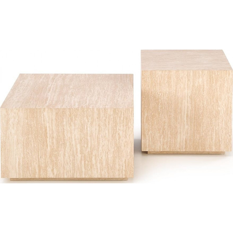 Stolik boczny kwadratowy Travertino 45x45cm Halmar | Sklep meblowy