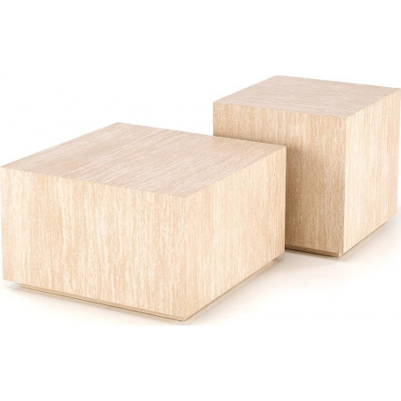 Stolik boczny kwadratowy Travertino 45x45cm Halmar | Sklep meblowy