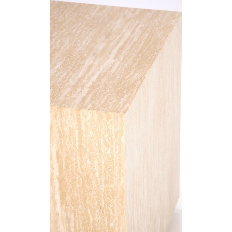 Stolik boczny kwadratowy Travertino 45x45cm Halmar | Sklep meblowy