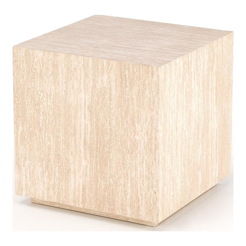 Stolik boczny kwadratowy Travertino 45x45cm Halmar | Sklep meblowy