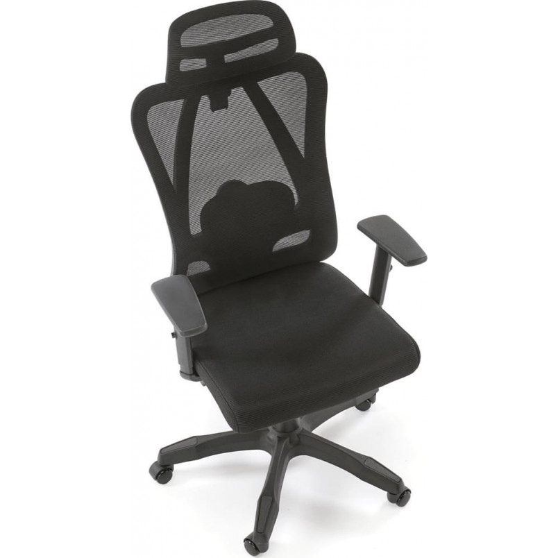 Fotel biurowy ergonomiczny Ramos Halmar | Czarny
