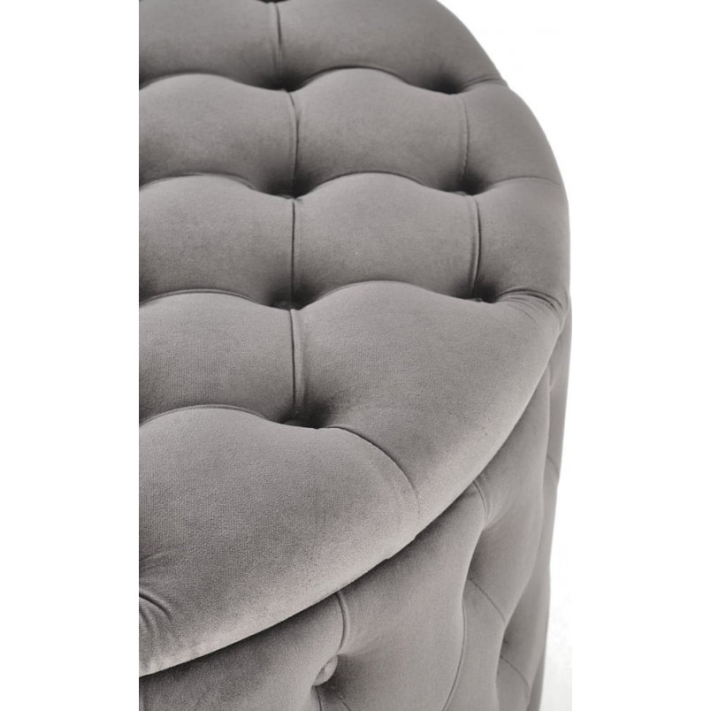 Pufa pikowana Nunez 70cm Halmar - Schowek, Velvet | Sklep meblowy