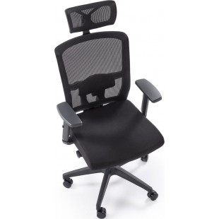 Fotel komputerowy ergonomiczny Mason czarny Halmar | Komfort i regulacja