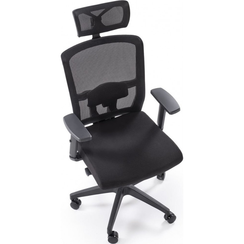Fotel komputerowy ergonomiczny Mason czarny Halmar | Komfort i regulacja