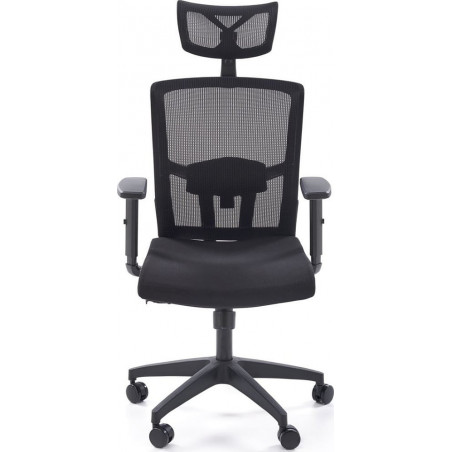 Fotel komputerowy ergonomiczny Mason czarny Halmar | Komfort i regulacja