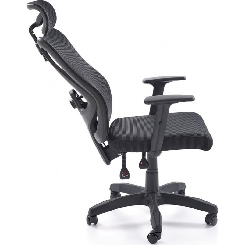 Fotel komputerowy ergonomiczny Mason czarny Halmar | Komfort i regulacja