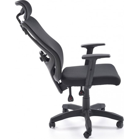 Fotel komputerowy ergonomiczny Mason czarny Halmar | Komfort i regulacja