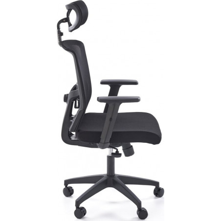 Fotel komputerowy ergonomiczny Mason czarny Halmar | Komfort i regulacja