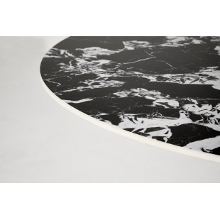 Stół okrągły Manuel Halmar | Czarny marmur, 120cm