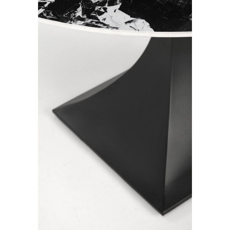 Stół okrągły Manuel Halmar | Czarny marmur, 120cm
