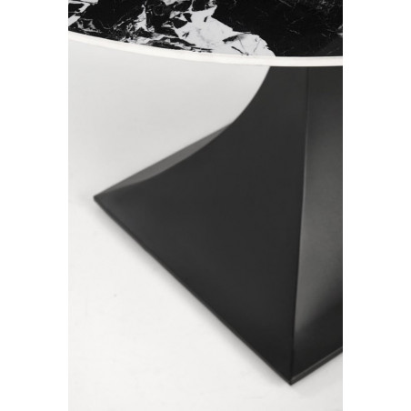 Stół okrągły Manuel Halmar | Czarny marmur, 120cm