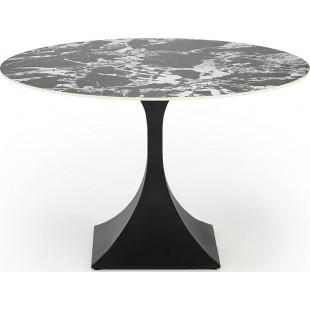 Stół okrągły Manuel Halmar | Czarny marmur, 120cm