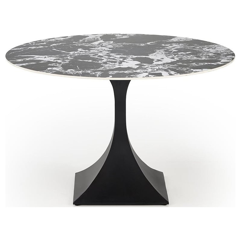 Stół okrągły Manuel Halmar | Czarny marmur, 120cm