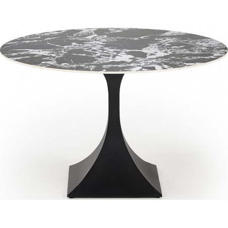Stół okrągły Manuel Halmar | Czarny marmur, 120cm