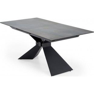 Stół rozkładany Luciano | Halmar | 180-230x90cm | Czarny marmur
