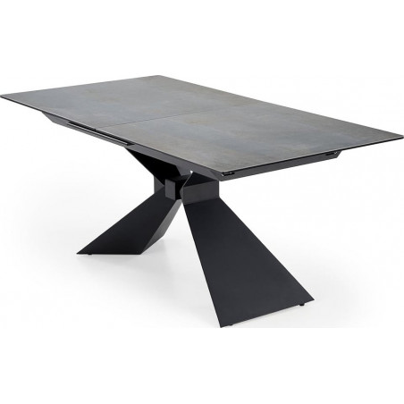 Stół rozkładany Luciano | Halmar | 180-230x90cm | Czarny marmur