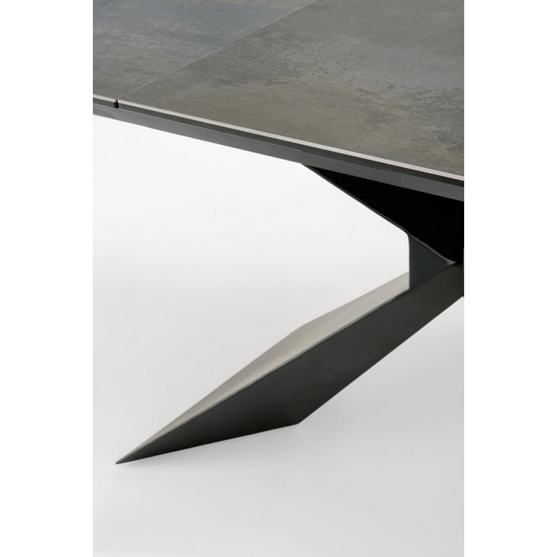 Stół rozkładany Luciano | Halmar | 180-230x90cm | Czarny marmur