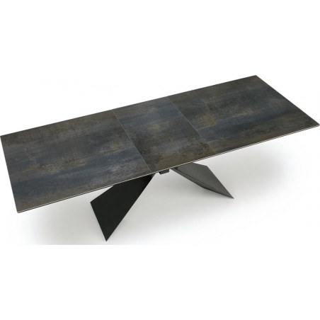 Stół rozkładany Luciano | Halmar | 180-230x90cm | Czarny marmur