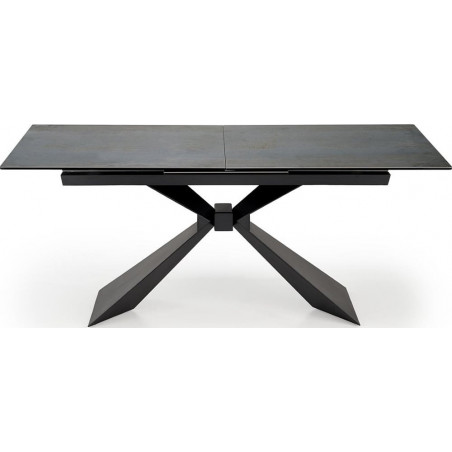 Stół rozkładany Luciano | Halmar | 180-230x90cm | Czarny marmur