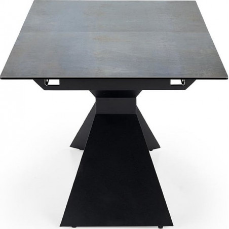 Stół rozkładany Luciano | Halmar | 180-230x90cm | Czarny marmur