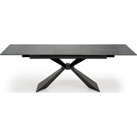 Stół rozkładany Luciano | Halmar | 180-230x90cm | Czarny marmur