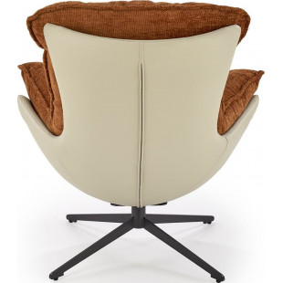 Fotel wypoczynkowy Lobster Halmar | Cynamonowy design