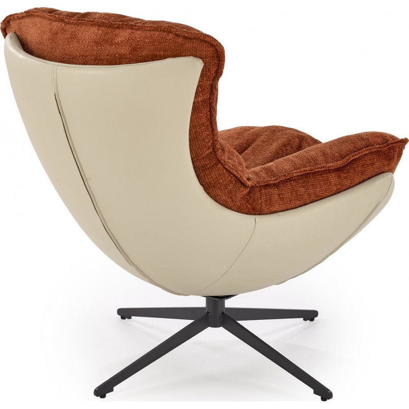 Fotel wypoczynkowy Lobster Halmar | Cynamonowy design