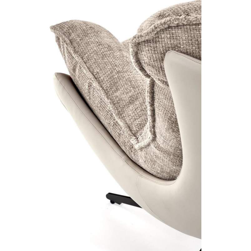 Fotel wypoczynkowy Lobster beżowy Halmar | Komfortowy design