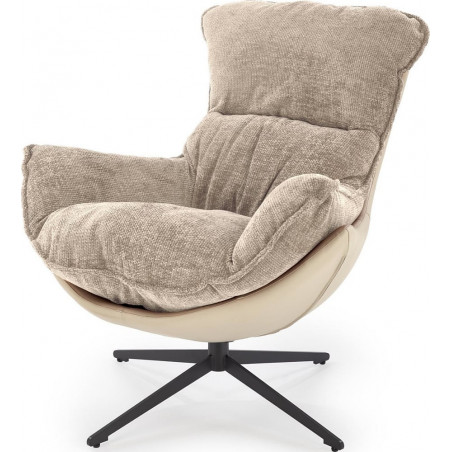 Fotel wypoczynkowy Lobster beżowy Halmar | Komfortowy design
