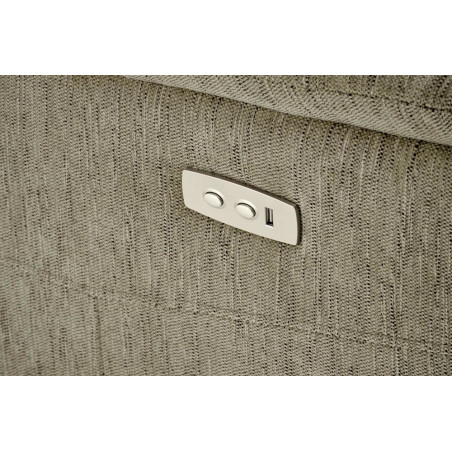 Fotel rozkładany Jamal Halmar: Komfort i USB | Zielony