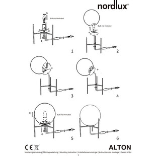Lampa Alton Nordlux: Szklana Kula | Nowoczesny Design