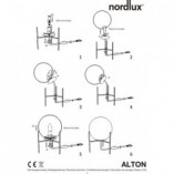 Lampa Alton Nordlux: Szklana Kula | Nowoczesny Design
