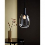 Lampa wisząca Alton czarna Nordlux | Szkło E27
