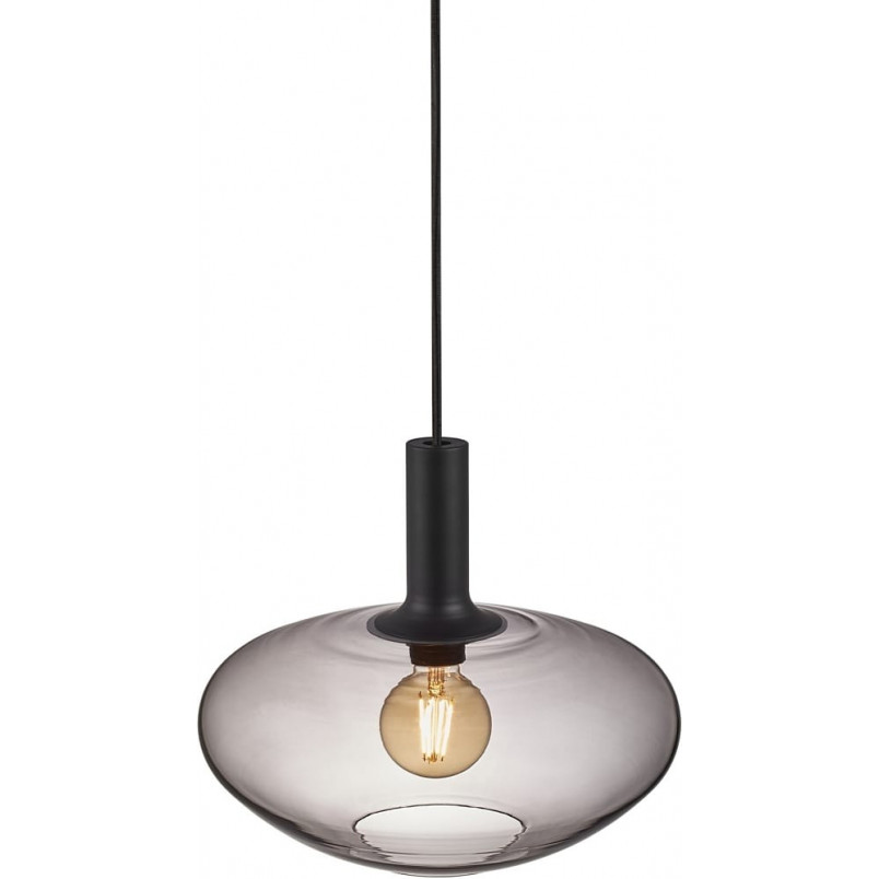 Lampa wisząca Alton czarna Nordlux | Szkło, E27, 35cm